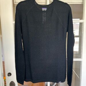 Patagonia Black Knit Sweater